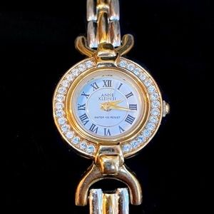 Anne Klein two-tone watch